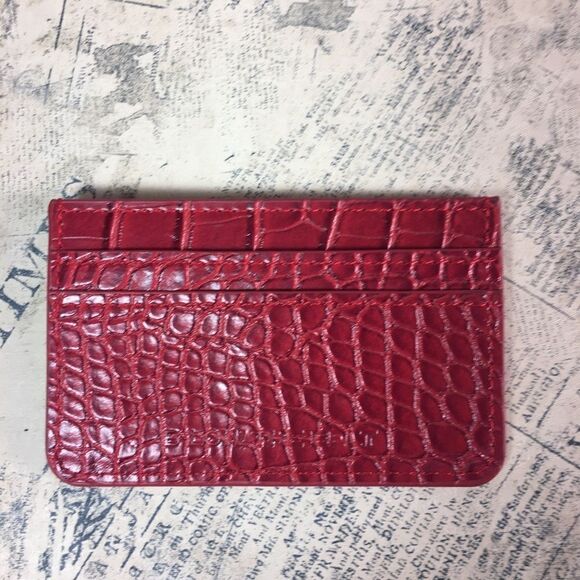 B-LOW THE BELT Card holder Burgundy - Picture 1 of 6
